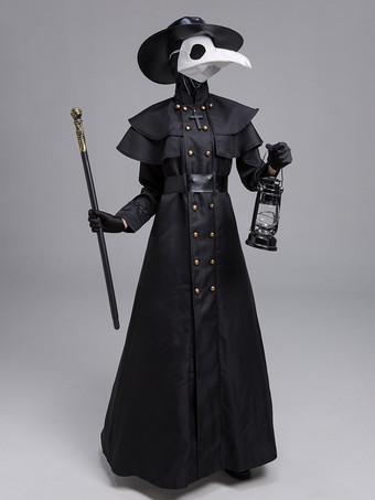 ハロウィン 大人用 中世スチームパンク風 ヨーロッパ風 ペスト医師コスチューム ハロウィン コスプレ衣装