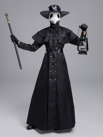 ハロウィン 大人用 中世スチームパンク風 ヨーロッパ風 ペスト医師コスチューム ハロウィン コスプレ衣装