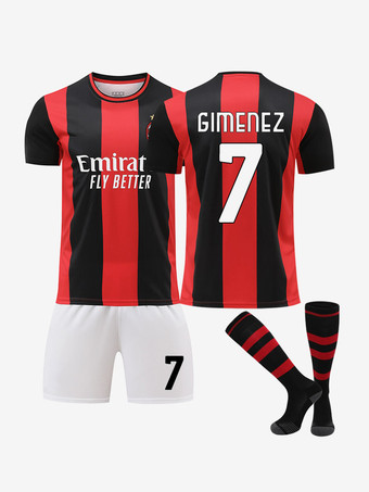 Nr. 7AC Mailand Heimtrikot 26/27 3-teiliges Set für Erwachsene und Kinder Modric 14 G. Ramos 9