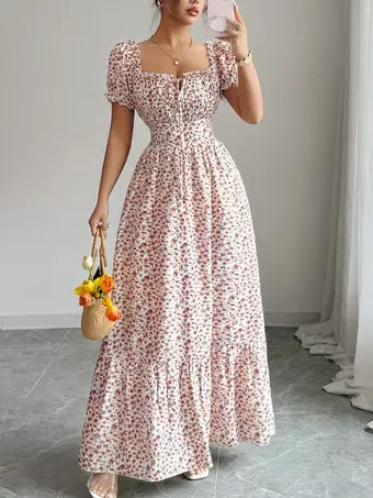 red satin prom dresses A-Line 2025 with Wide Strap & 3D Flower – FD520 – Viniodress Style:D266BPGGPIMESH maxi silk dress Navy Blue Colour Frock combining classic refinement with