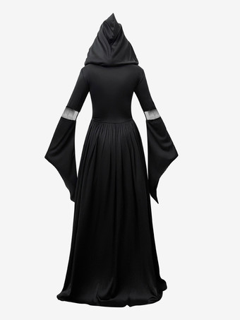 ハロウィン魔女 ハロウィンゴシックキャラクターコスチューム ブラック