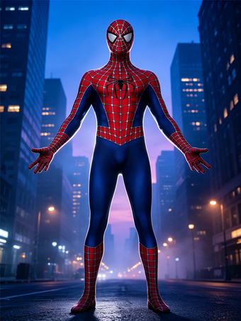 スパイダーマン コスプレ衣装 スパイダーマン2 スーツ コミック