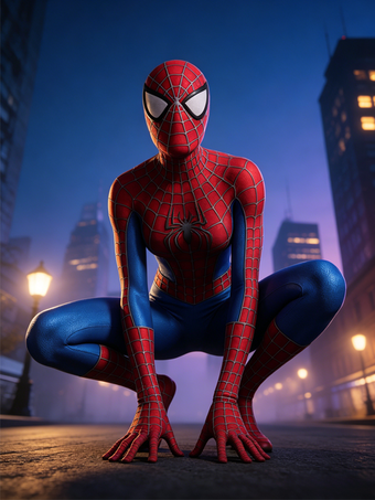 女性スパイダーマンコスチュームトゥアレッドスーパーヒーローライクラスパンデックスジャンプスーツキャットスーツ全身タイツ