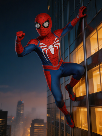 スパイダーマンキッズコスプレジャンプスーツマーベル2018PS4ゲームコスプレコスチューム