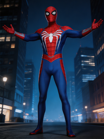 スパイダーマンアドバンスドスーツコスプレコスチュームライクラスパンデックスアダルトマーベルPS4ゲームコスプレコスチュームキャットスーツ