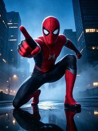 マーベルコミックスパイダーマン家から遠く離れたスパイダーマンコスプレコスチュームライクラスパンデックスキャットスーツマーベルコミック