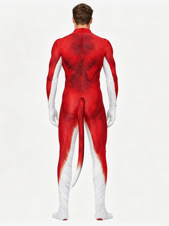 Halloween-Catsuit für Herren Zentai Sexy Animal Cosplay Skinny Catsuit Overall