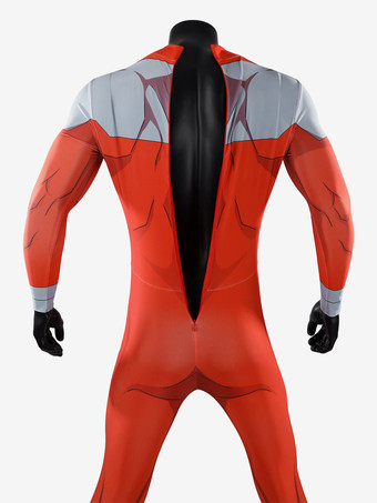無敵のスラッグ コスプレ衣装 グランドリージェント スラッグ ヴィルトラムイト衣装 赤とグレーのボディスーツ