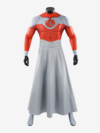 無敵のスラッグ コスプレ衣装 グランドリージェント スラッグ ヴィルトラムイト衣装 赤とグレーのボディスーツ
