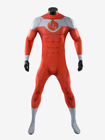 無敵のスラッグ コスプレ衣装 グランドリージェント スラッグ ヴィルトラムイト衣装 赤とグレーのボディスーツ