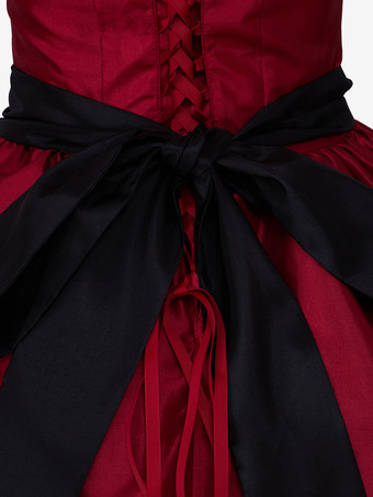 Gothic Southern Belle Viktorianisches Kleid Rokoko Marie Antoinette Ballkleid Kostüm