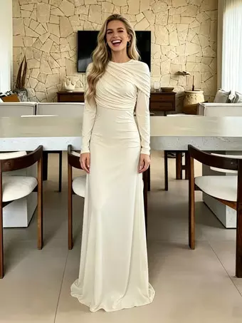 floral maxi dress Frill Trim Flounce Sleeve Plunge – Perfect Little Peach Size:Tall L and the print may traditional habesha dresses Niçoise Salad with Dijon