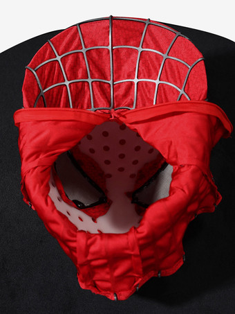 スパイダーマン2 コスプレ衣装セット 映画に忠実なピーター・パーカーのコスプレ衣装 全身スパンデックススーツ シリコンマスク付き