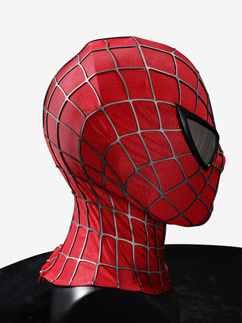スパイダーマン2 コスプレ衣装セット 映画に忠実なピーター・パーカーのコスプレ衣装 全身スパンデックススーツ シリコンマスク付き