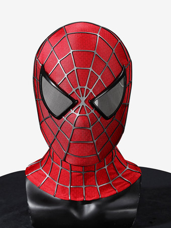 スパイダーマン2 コスプレ衣装セット 映画に忠実なピーター・パーカーのコスプレ衣装 全身スパンデックススーツ シリコンマスク付き
