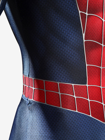 スパイダーマン2 コスプレ衣装セット 映画に忠実なピーター・パーカーのコスプレ衣装 全身スパンデックススーツ シリコンマスク付き