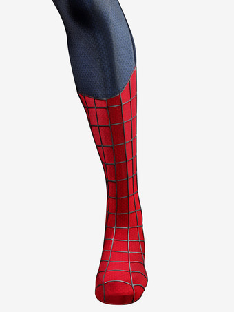 スパイダーマン2 コスプレ衣装セット 映画に忠実なピーター・パーカーのコスプレ衣装 全身スパンデックススーツ シリコンマスク付き