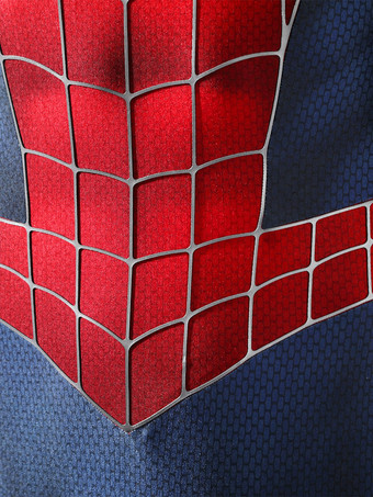 スパイダーマンコスチューム 大人用 ブランド ニューデイ コスプレ衣装セット クラシックな赤と青のジャンプスーツ シリコン製ウェブ付きフルマスク