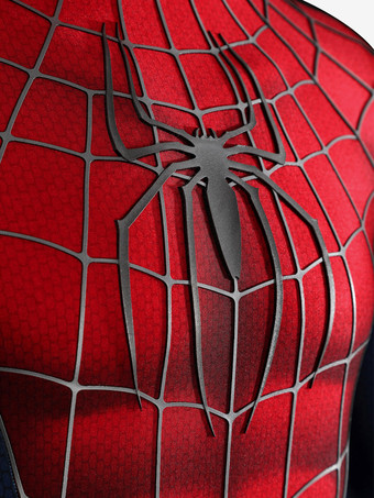 スパイダーマンコスチューム 大人用 ブランド ニューデイ コスプレ衣装セット クラシックな赤と青のジャンプスーツ シリコン製ウェブ付きフルマスク