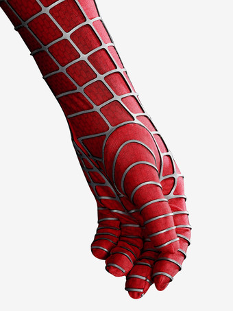 スパイダーマンコスチューム 大人用 ブランド ニューデイ コスプレ衣装セット クラシックな赤と青のジャンプスーツ シリコン製ウェブ付きフルマスク