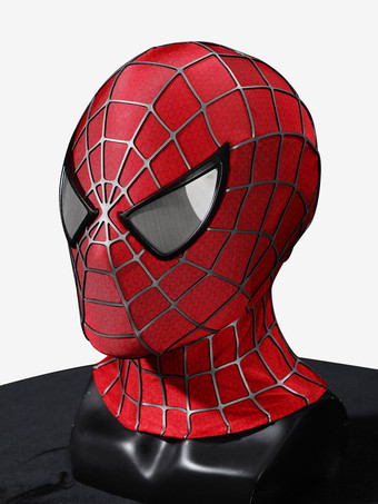 スパイダーマンコスチューム 大人用 ブランド ニューデイ コスプレ衣装セット クラシックな赤と青のジャンプスーツ シリコン製ウェブ付きフルマスク