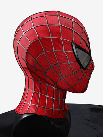 スパイダーマンコスチューム 大人用 ブランド ニューデイ コスプレ衣装セット クラシックな赤と青のジャンプスーツ シリコン製ウェブ付きフルマスク