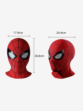 スパイダーマンコスチューム 大人用 ブランド ニューデイ コスプレマスク ピーターパーカー クラシック レッド プロップ シリコン ウェブ フルマスク