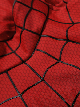スパイダーマンコスチューム 大人用 ブランド ニューデイ コスプレ衣装 ピーター・パーカー シリコン製ウェブボディスーツ ハーフマスク付き