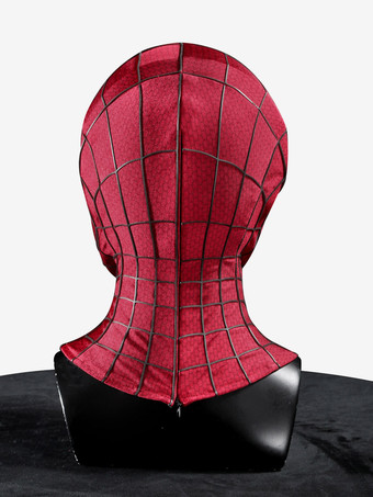 スパイダーマン2 コスプレマスク TASM2スタイル 3Dシリコン製ウェブハーフマスク コスチューム小道具