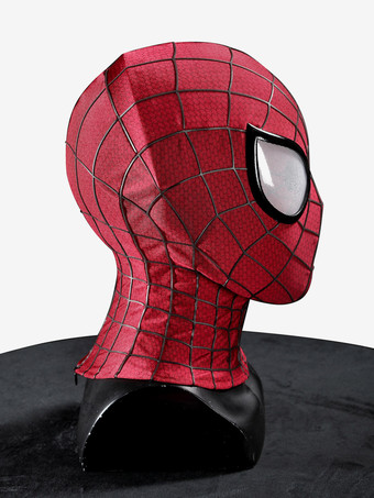 スパイダーマン2 コスプレマスク TASM2スタイル 3Dシリコン製ウェブハーフマスク コスチューム小道具