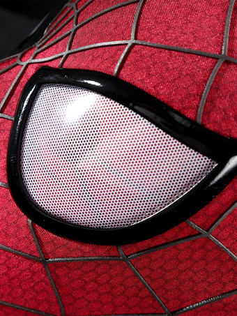 スパイダーマン2 コスプレマスク TASM2スタイル 3Dシリコン製ウェブ付きフルマスク コスチューム小道具