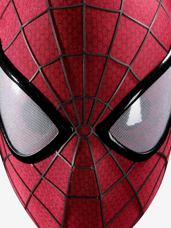 スパイダーマン2 コスプレマスク TASM2スタイル 3Dシリコン製ウェブ付きフルマスク コスチューム小道具
