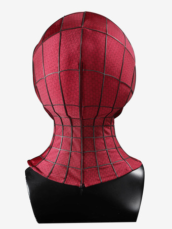 スパイダーマン2 コスプレマスク TASM2スタイル 3Dシリコン製ウェブ付きフルマスク コスチューム小道具
