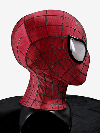 スパイダーマン2 コスプレマスク TASM2スタイル 3Dシリコン製ウェブ付きフルマスク コスチューム小道具