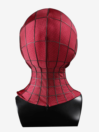 スパイダーマンコスチューム 大人用コスプレ衣装 全身スパンデックススーツ 立体シリコンウェブ付き フルフェイスマスク