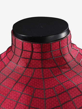 スパイダーマンコスチューム 大人用コスプレ衣装 全身スパンデックススーツ 立体シリコンウェブ付き フルフェイスマスク