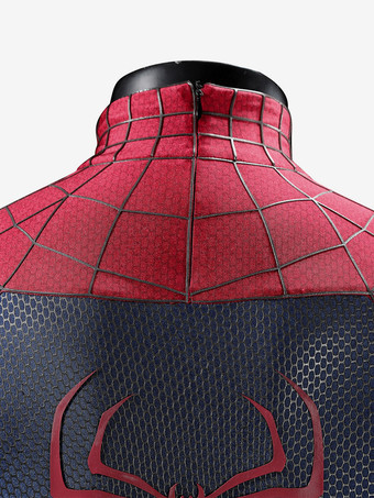 スパイダーマンコスチューム 大人用コスプレ衣装 全身スパンデックススーツ 立体シリコンウェブ付き フルフェイスマスク