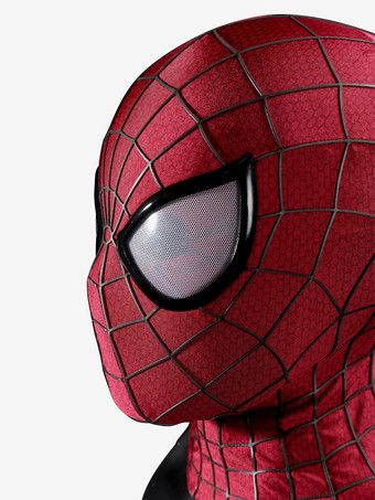 スパイダーマン2 コスプレマスク TASM2スタイル 3Dシリコン製ウェブ付きフルマスク コスチューム小道具
