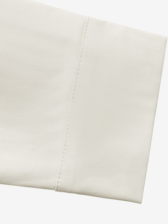 Damen-Kurzjacke mit Reverskragen lockerer Passform überschnittenen Schultern elastischem Saum und Reißverschluss