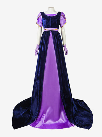 Regency-Kleid für Damen langes Teepartykleid mit Empire-Taille viktorianisches Ballkleid im Stil des 19. Jahrhunderts
