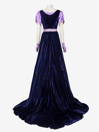 Regency-Kleid für Damen langes Teepartykleid mit Empire-Taille viktorianisches Ballkleid im Stil des 19. Jahrhunderts