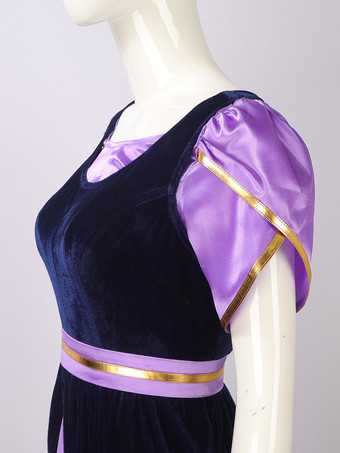 Regency-Kleid für Damen langes Teepartykleid mit Empire-Taille viktorianisches Ballkleid im Stil des 19. Jahrhunderts