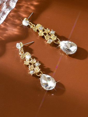 花嫁のウェディングジュエリーセット 美しい金属製