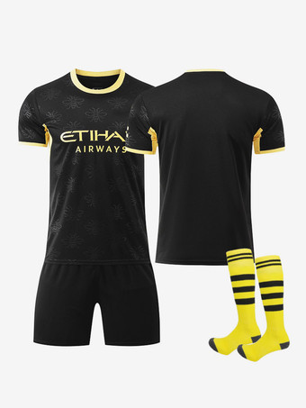 BlankPersonalisiertes 3-teiliges Auswärtstrikot-Set von Manchester City (Saison 26/27) für Erwachsene und Kinder