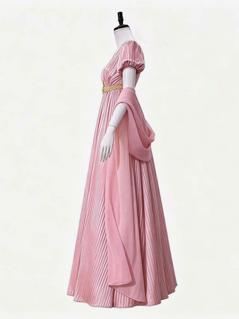 Regency-Damenkleid im Jane-Austen-Stil viktorianisches Kleid aus dem 19. Jahrhundert Empire-Kleid