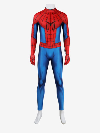 スパイダーマン ブランドニューデイ ピーター・パーカー マルチバーススーツ コスプレ衣装（フード付き）