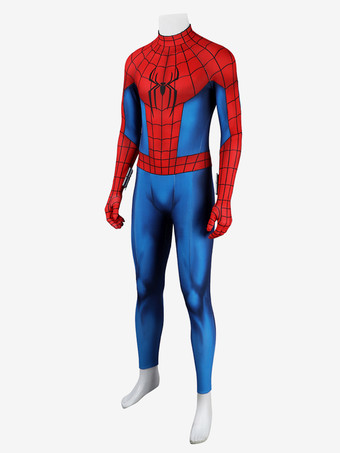 スパイダーマン ブランドニューデイ ピーター・パーカー マルチバーススーツ コスプレ衣装（フード付き）