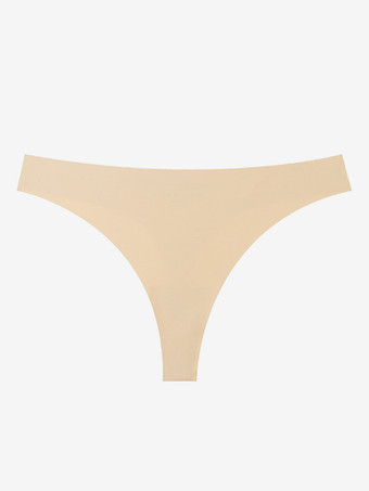 Nude TönenNahtloser tief sitzender String-Tanga weich atmungsaktiv unsichtbar für den täglichen Gebrauch