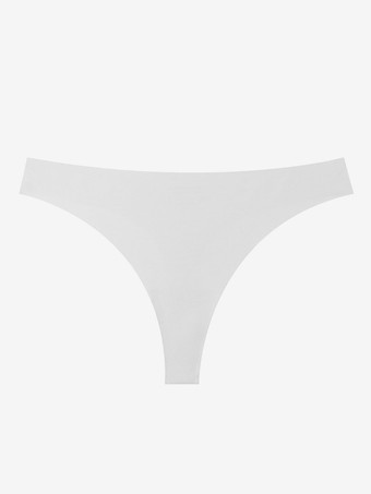 WeißNahtloser tief sitzender String-Tanga weich atmungsaktiv unsichtbar für den täglichen Gebrauch