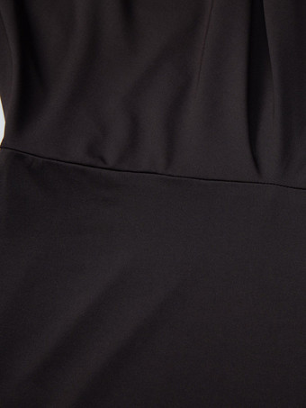 Partykleid Minikleid Dunkelbraun Wasserfallausschnitt Fledermausärmel Tailliertes Bodycon Sexy Kleid